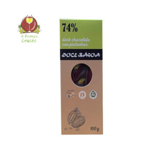 Doce Bagoa 74% Chocolate con Pistachos
